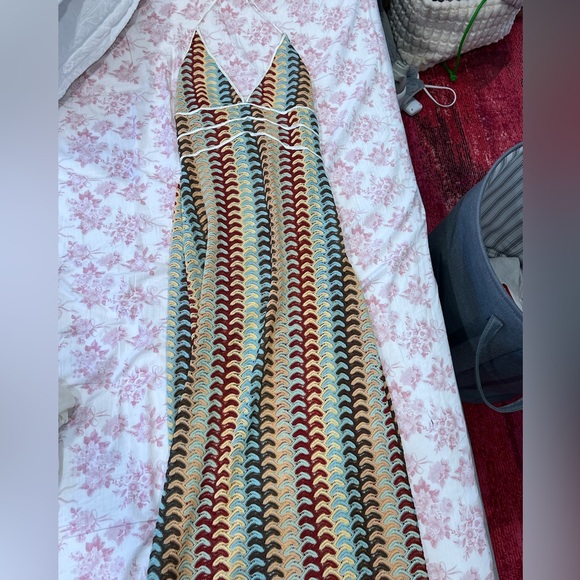 Multi-color summer dress - Picture 2 of 4